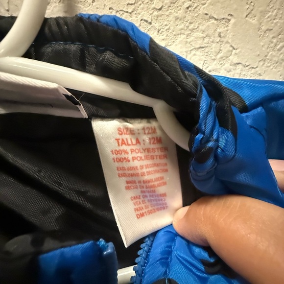 Disney Blue Mickey Mouse Puffer Vest Size 12 Months - Picture 3 of 7